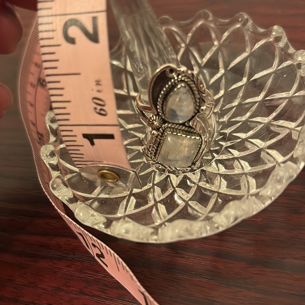 Rainbow Moonstone Ring - image 5